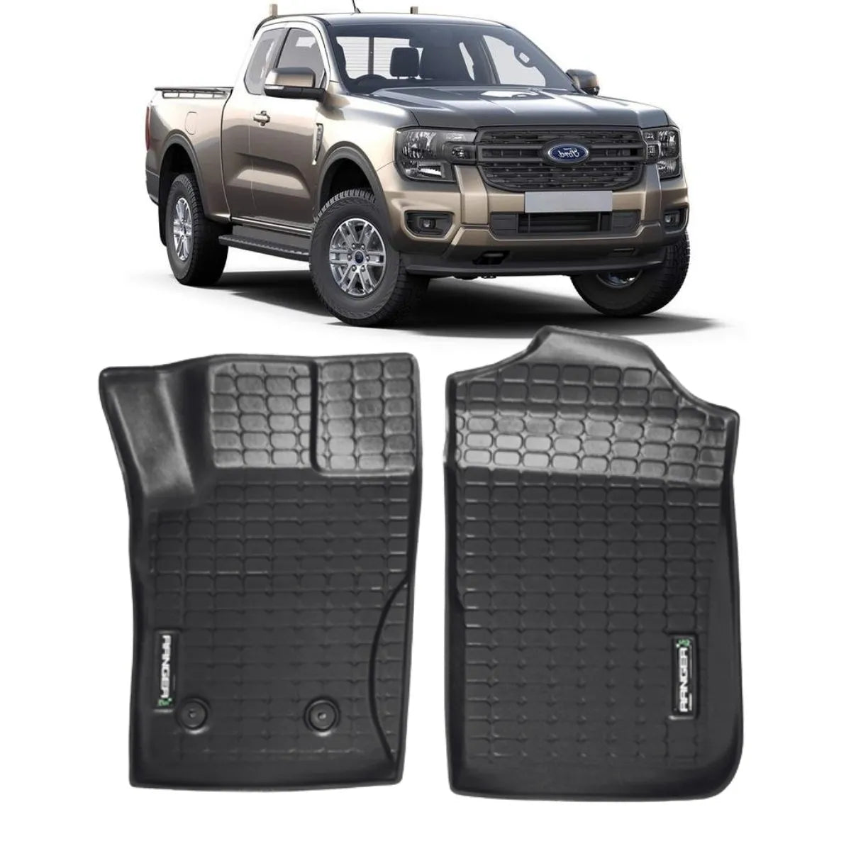 TAPETE TIPO BANDEJA PREMIUM RANGER 2024 A 2025 CABINE SIMPLES