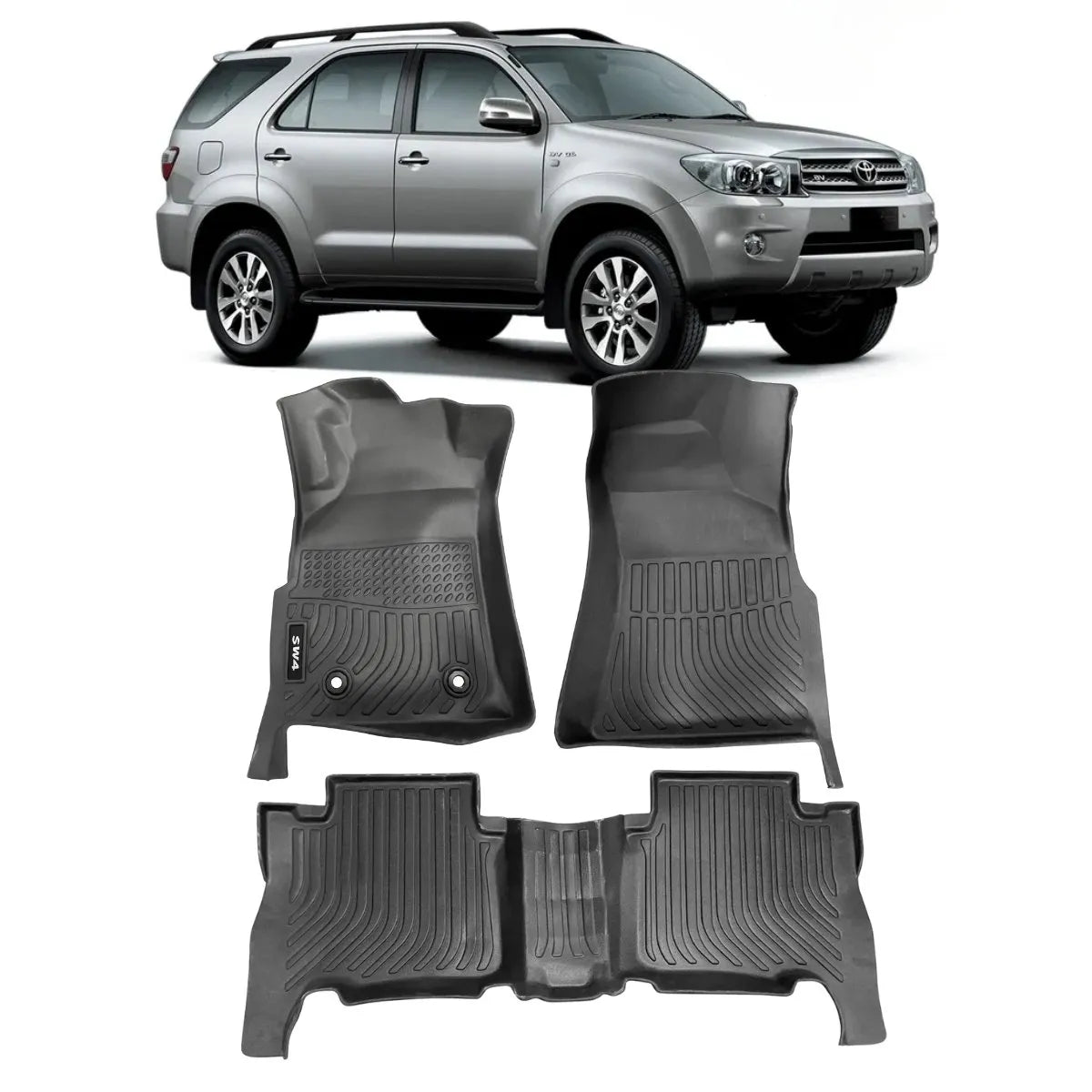 TAPETE TIPO BANDEJA PREMIUM SW4 2006 A 2015 JOGO COMPLETO