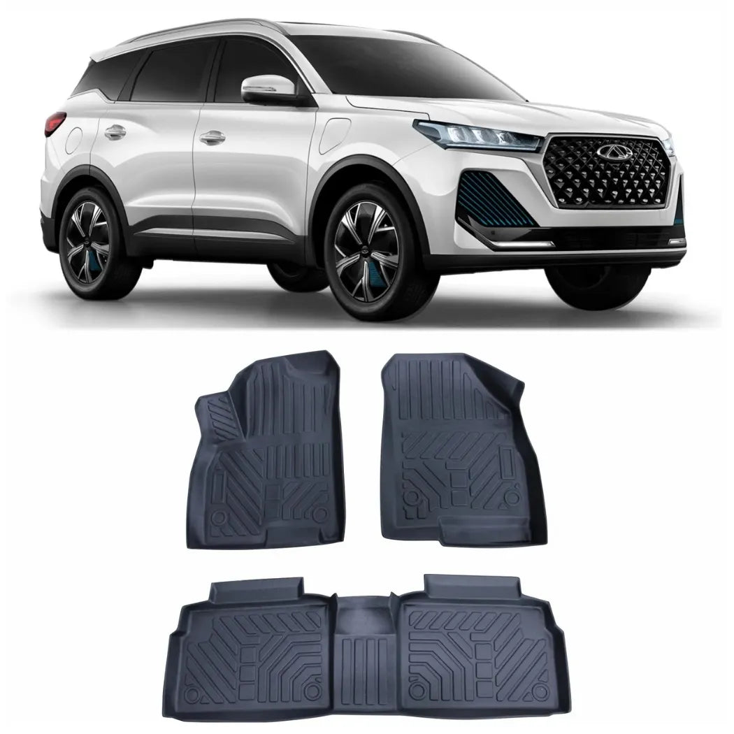 JOGO DE TAPETE BANDEJA PREMIUM TIGGO 7 PRO MAX DRIVE 2024 A 2025 - COMPLETO